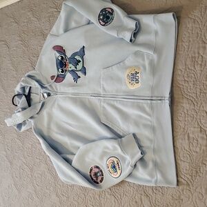 Disney Light Blue Stitch Hoodie XXL